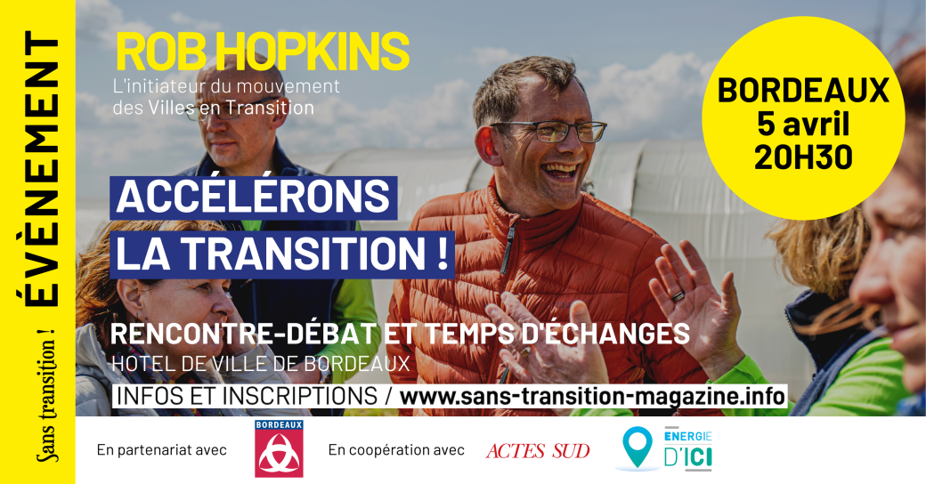 Conférence de Rob Hopkins à Bordeaux