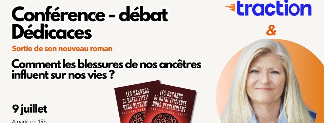Conférence - débat & dédicaces - Florence Hunot Cortes PARIS