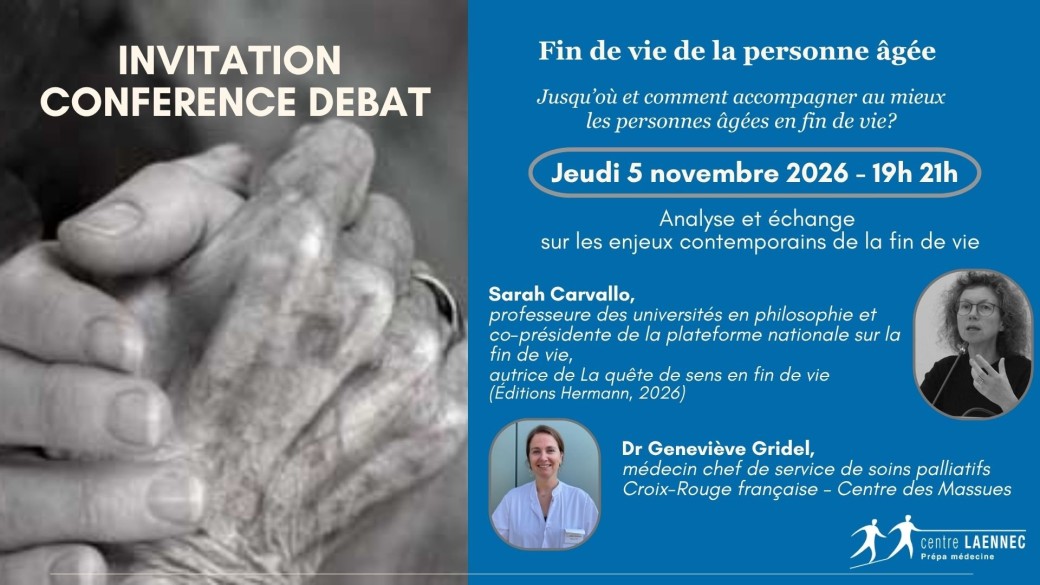Conférence Débat - Fin de vie de la personne âgée