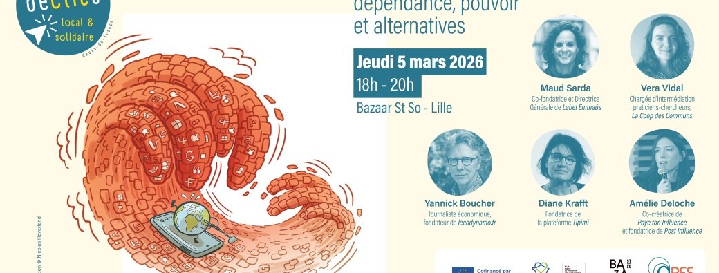 Conférence-débat : "Plateformes numériques : pouvoir, dépendance et alternatives"