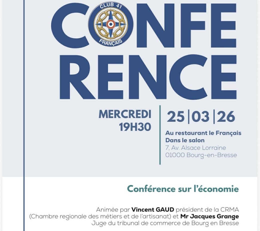 Conférence économie Bourg en Bresse