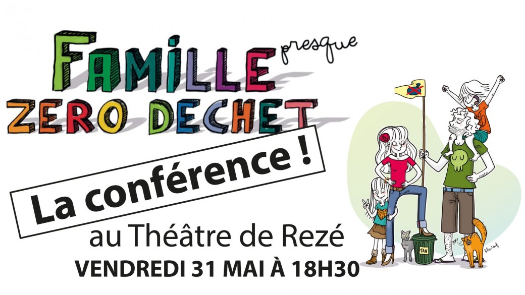 Conférence Famille Zéro Déchet à Rezé avec Jérémie Pichon