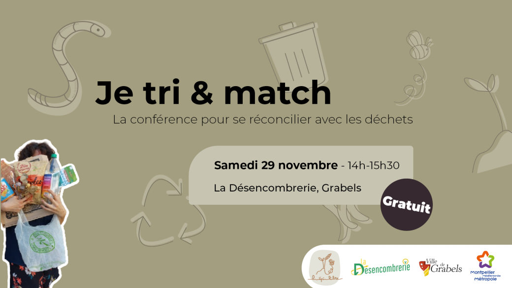Conférence Je tri & match - Grabels - Gratuit