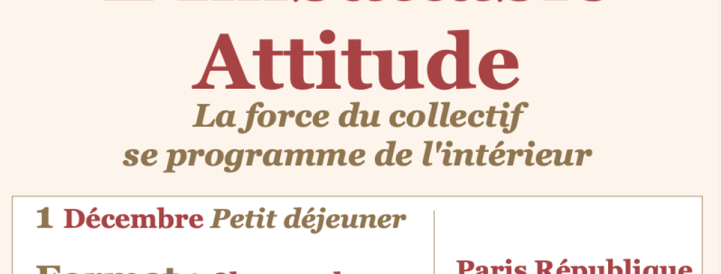 Conférence L'Imbattable Attitude 1 décembre