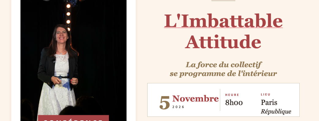 Conférence L'Imbattable Attitude 5 novembre