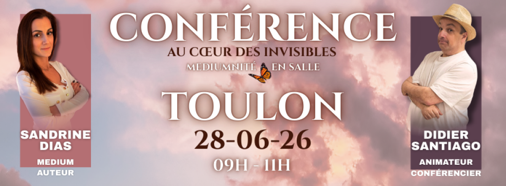 Conférence + médiumnité en Salle Sandrine Dias - Toulon