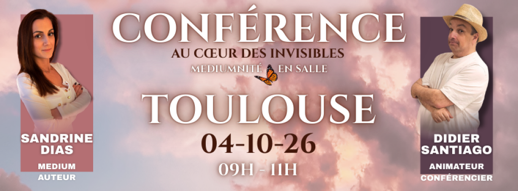 Conférence + médiumnité en Salle Sandrine Dias - Toulouse