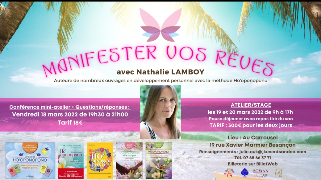 Manifester vos rêves avec Nathalie LAMBOY - Ho'oponopono