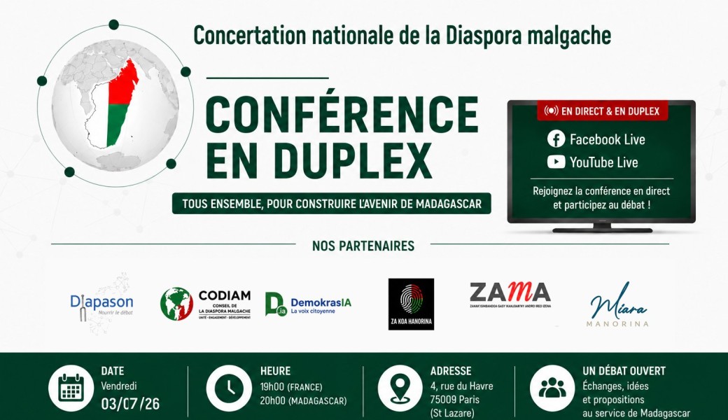 Conférence mondiale : Concertation de la Diaspora malgache 