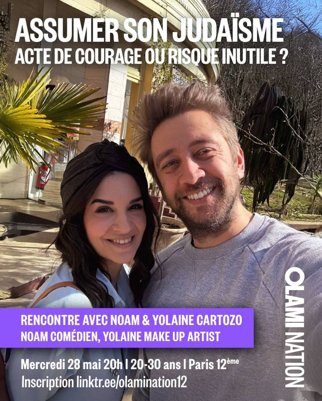 Conférence Noam & Yolaine Cartozo