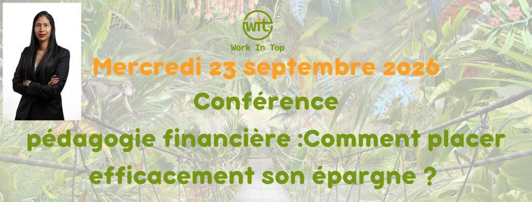 Conférence pédagogie financière