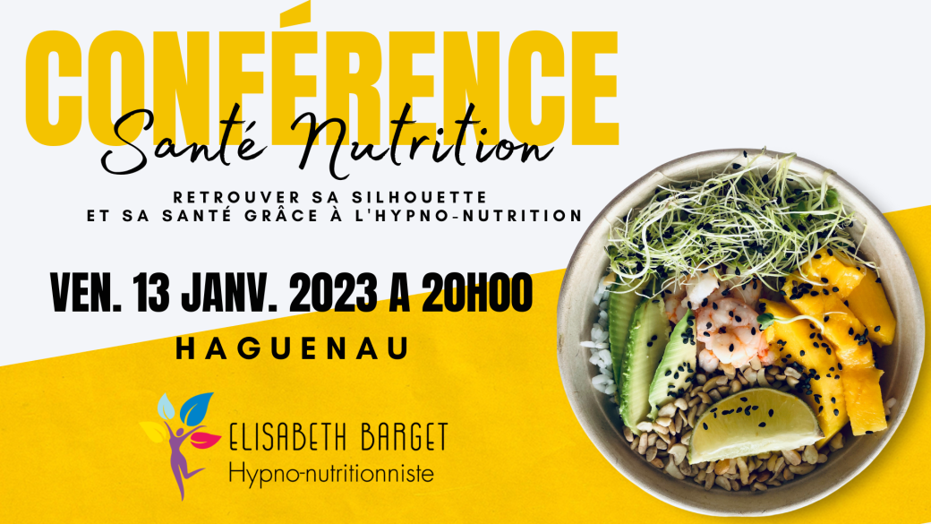 Conférence : Retrouver sa silhouette et sa santé grâce à l'hypno-nutrition
