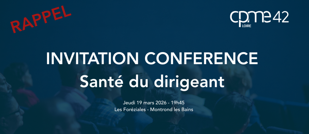 19/03 Conférence Santé du dirigeant