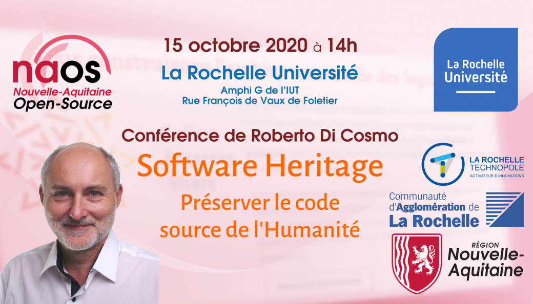 Conférence Software Heritage La Rochelle Conférence Software Heritage La Rochelle