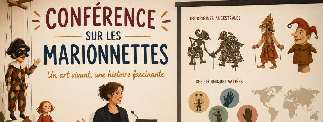 Conférence théâtralisée, "Voyage en Marionnettes" - Compagnie Via Cane