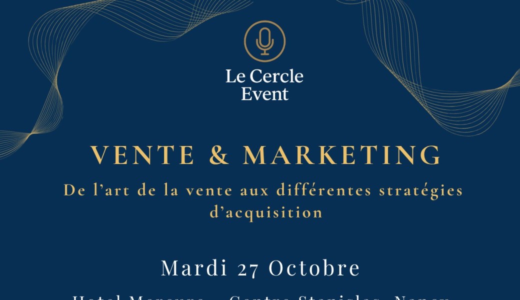 Conférence Vente & Marketing - Le Cercle Event