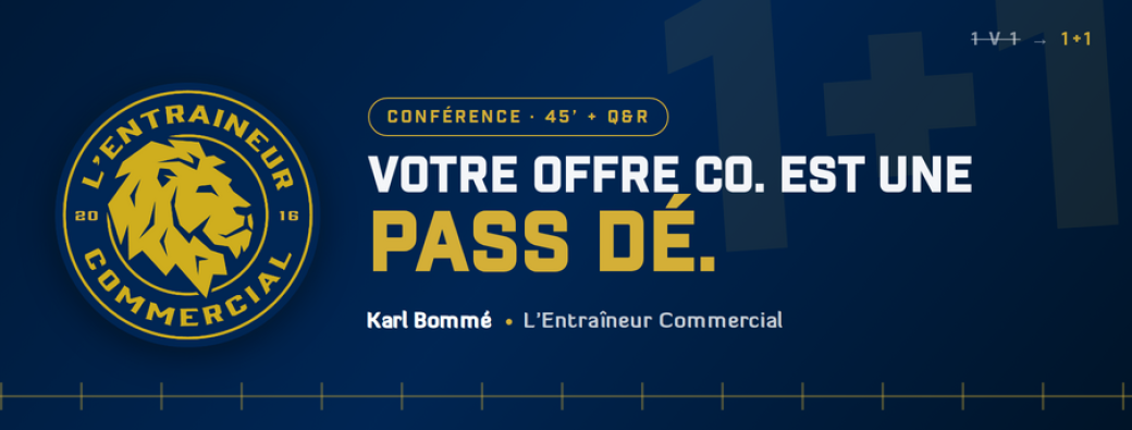 Conférence : votre offre co. est une pass dé.