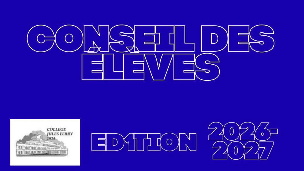 CONSEIL DES ÉLÈVES