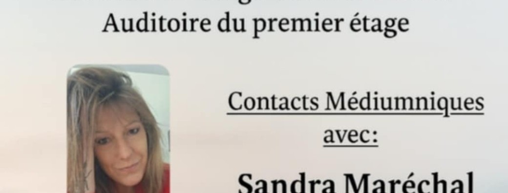 Contacts en salle avec Sandra marechal