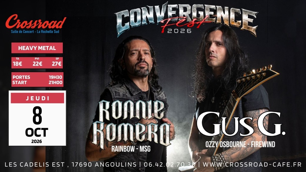 CONVERGENCE FEST 2026 : Ronnie Romero × Gus G