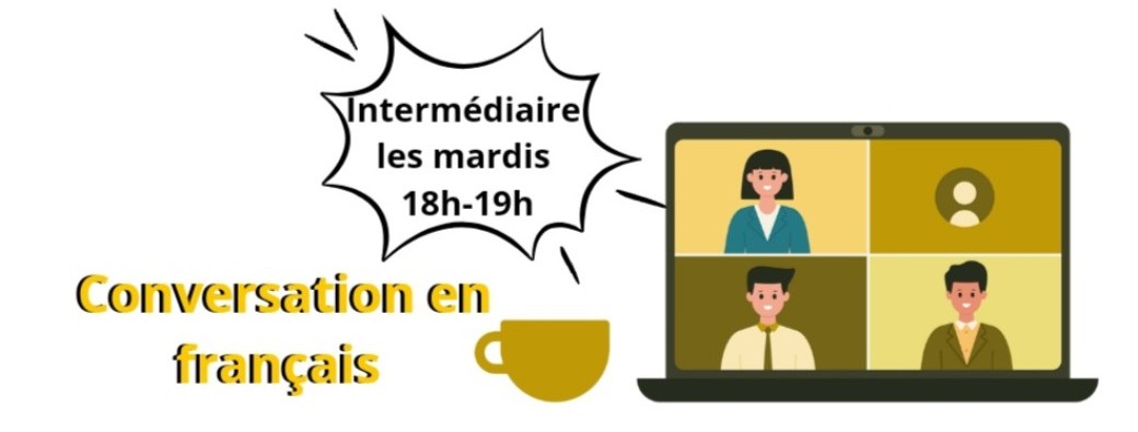 Intermediate French Conversation, Tuesdays 6-7 p.m.