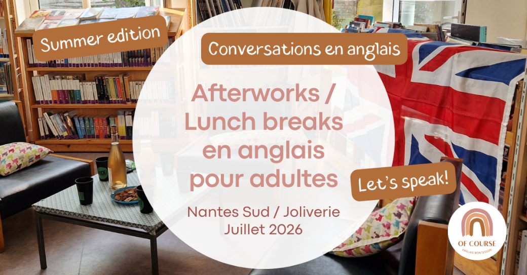Conversations en anglais pour adultes à Nantes - juillet 2026