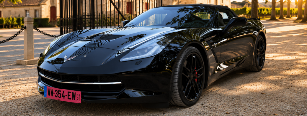 Chevrolet Corvette C7 Stingray Targa Z51 Pack Competition Noir (1 passager)