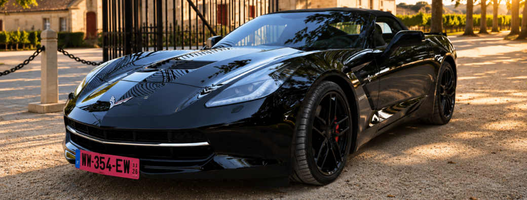 Corvette C6 Stingray Targa Z51 Pack Competition Noir (1 passager)