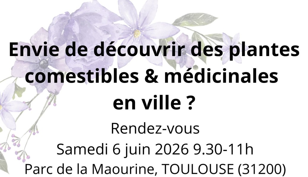 Cotylédons - Balade Botanique à Toulouse