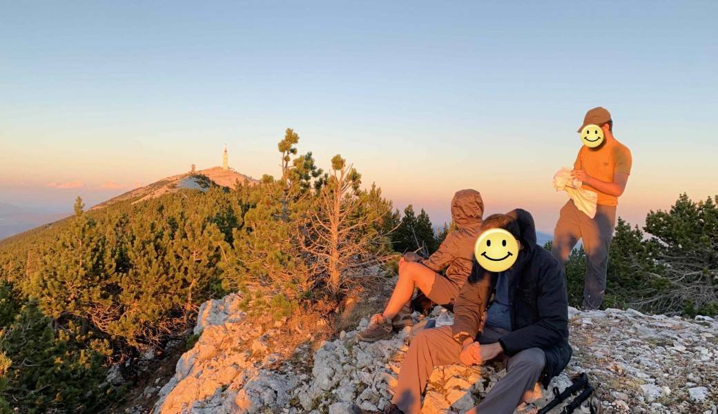 Coucher du Soleil au Mont Ventoux