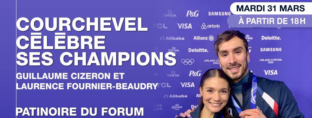 Courchevel célèbre ses champions