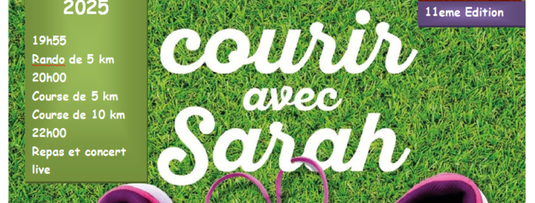 COURIR AVEC SARAH