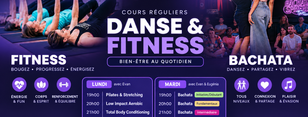 Cours à l'unité Bachata Sphere Studio