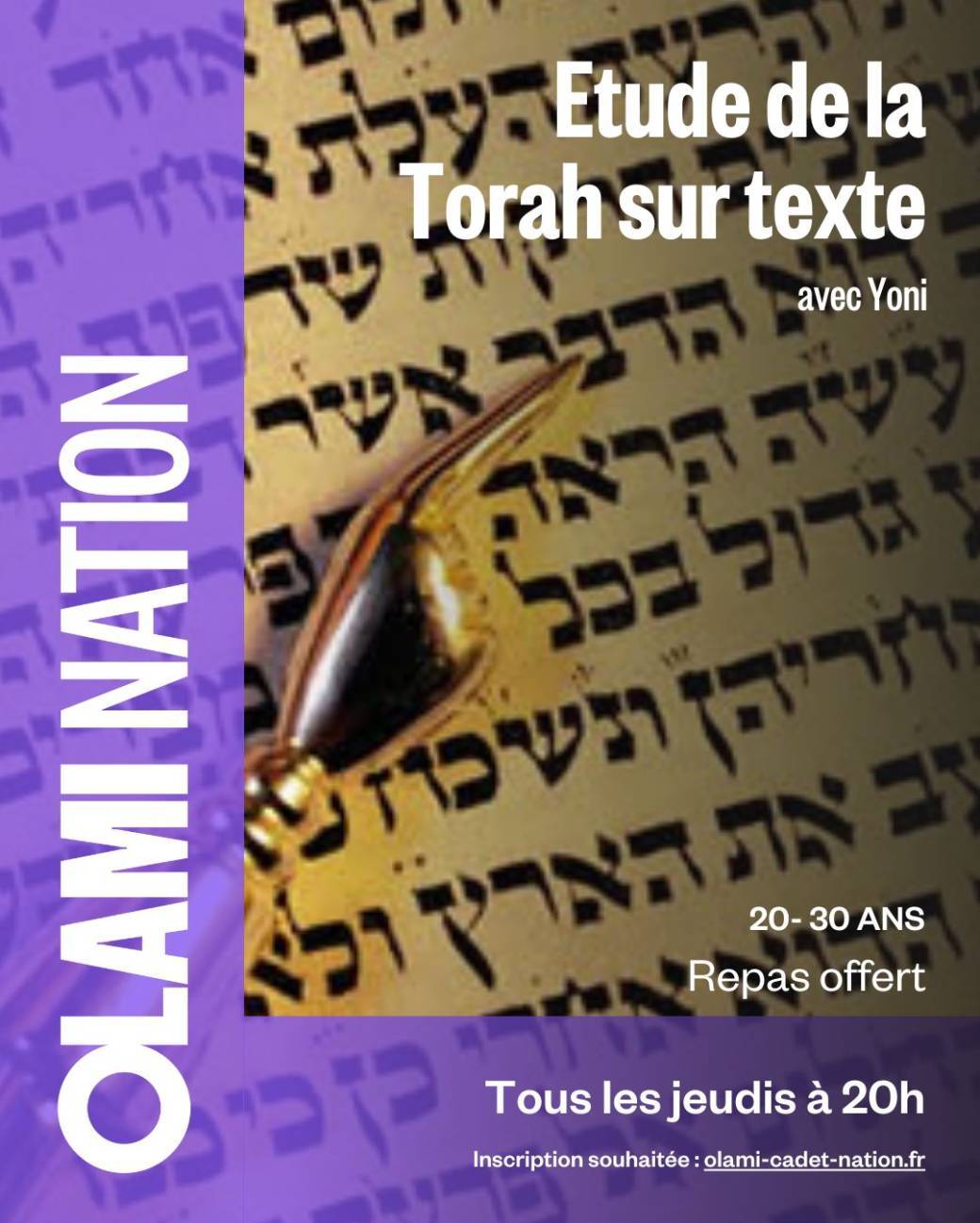Cours avec Yoni 