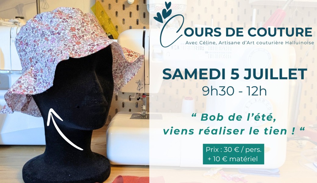 Cours de couture - Bob de l'été !
