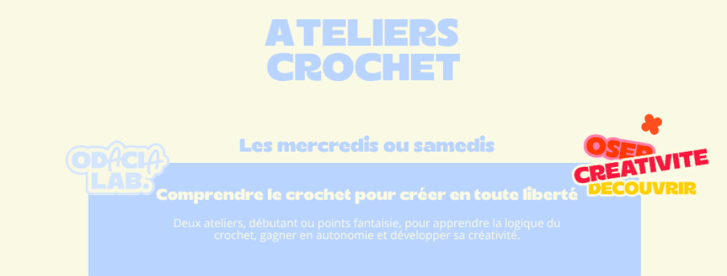 Ateliers de crochet