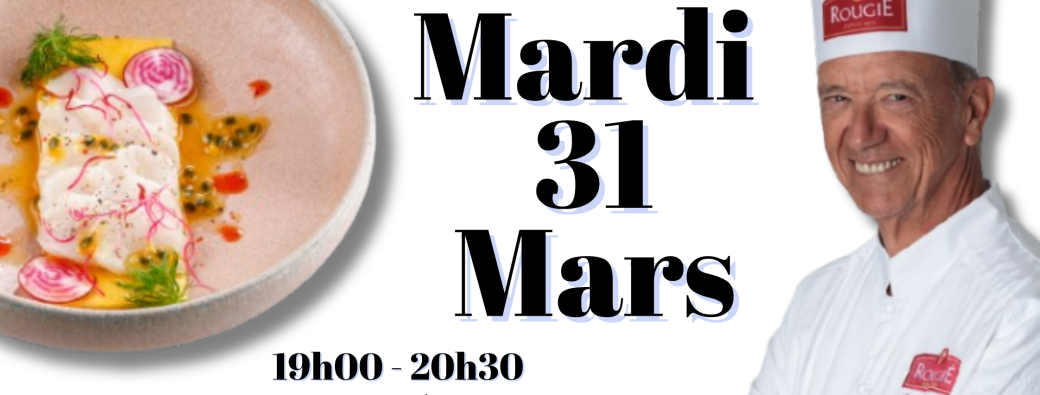 Cours de Cuisine du mardi 31 mars - Noix de Coquille de St-Jacques Française