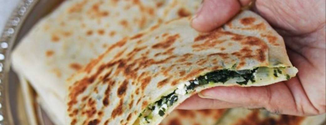 Cours de cuisine turque végé : Gozleme (pains plats farcis)