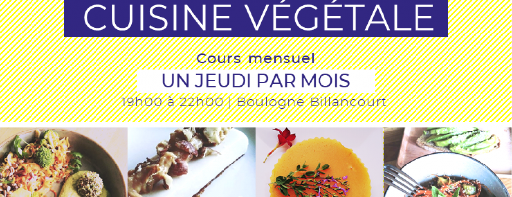 Cours de cuisine végétale gourmande
