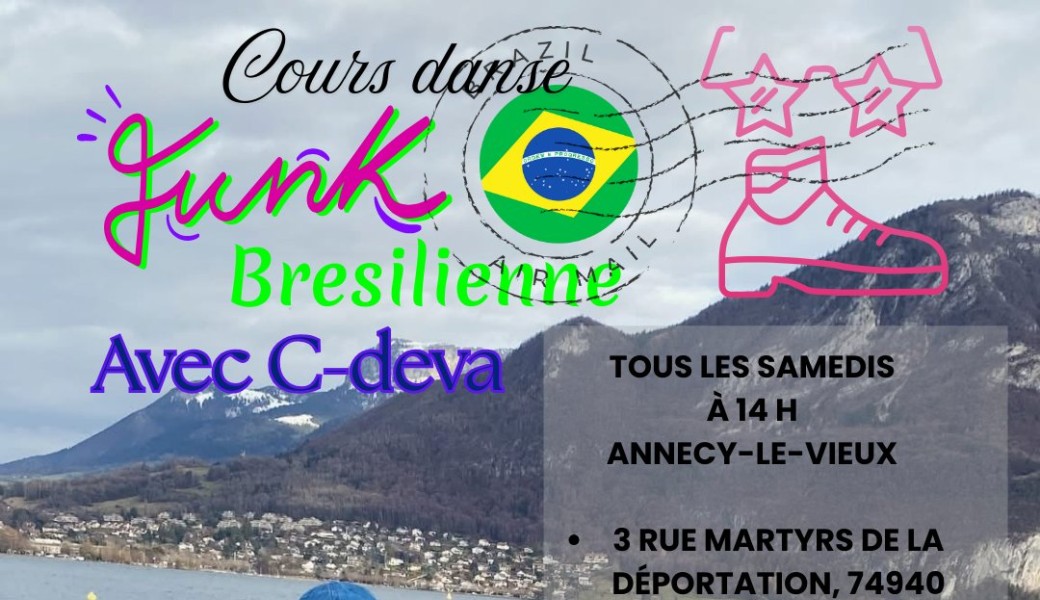 Cours de danse Funk brésilien - Flow & rythme Annecy 