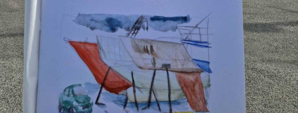 Cours de dessin, Saint-Malo ville Portuaire