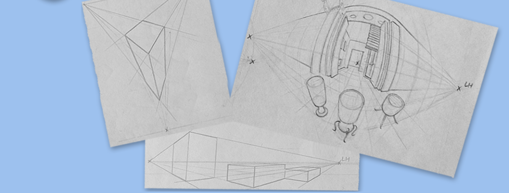 Cours de dessin, par Terence Basart - La perspective