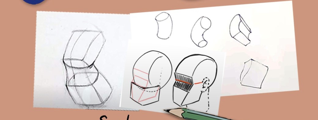Cours de dessin, par Terence Basart - Les volumes simples