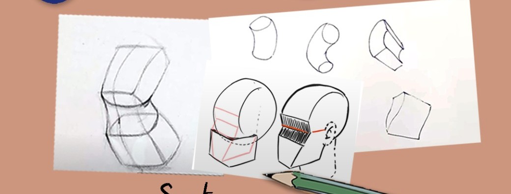 Cours de dessin, par Terence Basart - Les volumes simples