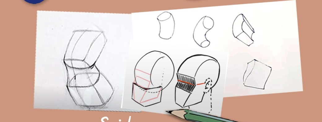 Cours de dessin, par Terence Basart - Les volumes simples