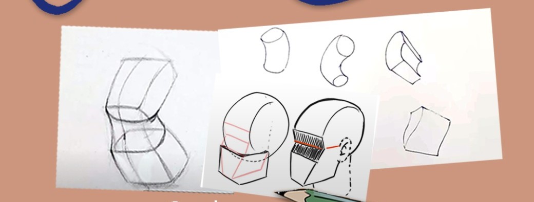 Cours de dessin, par Terence Basart - Les volumes simples