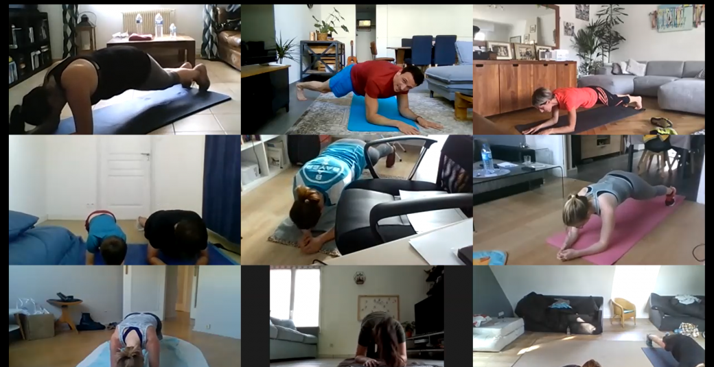 Cours de Pilates cuisses abdos fessiers