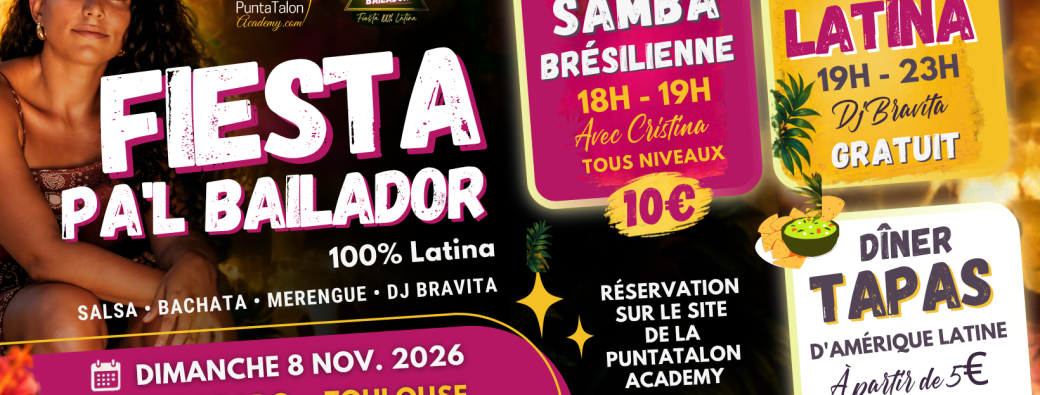 Cours de Samba - El Dorado - 8/11/2026