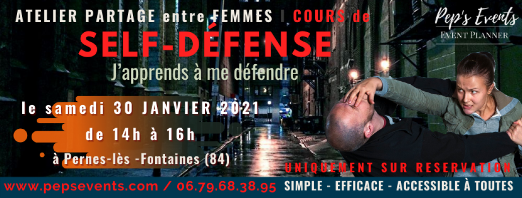 Cours de SELF DEFENSE entre femmes à Pernes-lès-Fontaines