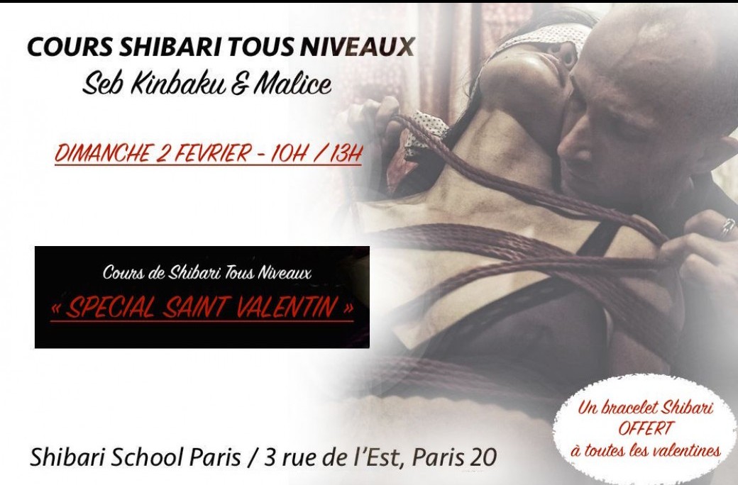 Cours de Shibari Spécial Saint Valentin